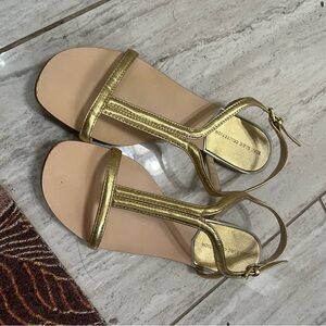 Zara golden flats size 6.5